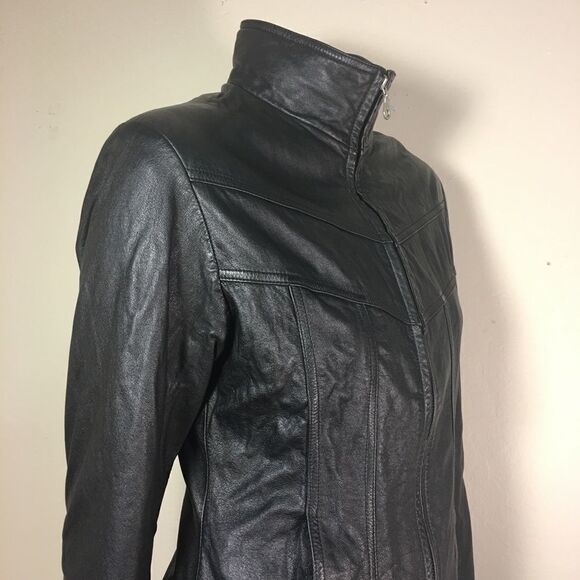 Wilsons Maxima Black Leather Jacket - Picture 5 of 13